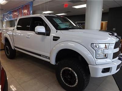 2017 Ford F-150 Shelby 2017 Ford F-150 Shelby 4 Miles White 4x4 Lariat 4dr SuperCrew 5.5 ft. SB  Shifta