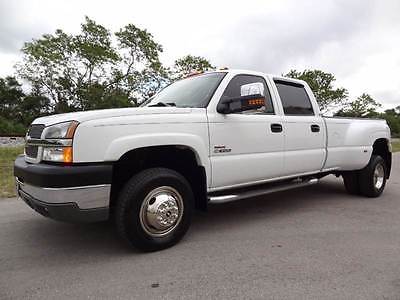 2004 Chevrolet Silverado 3500  2004 CHEVROLET SILVERADO 3500 DURAMAX ALLISON 4X4 LEATHER BOSE 6 NEW TIRES