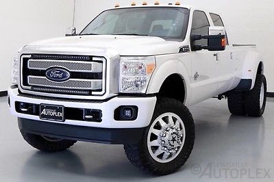 2016 Ford F-350  16 Ford F350 Platinum 6 Inch Lift 22 Inch American Force Wheels White Used