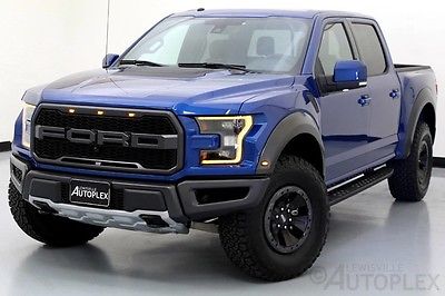 2017 Ford F-150  17 Ford Raptor Twin Panel Moonroof Navigation 4x4 Lightning Blue