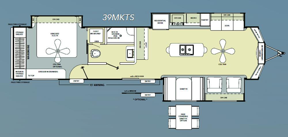 2017 Coachmen Catalina Destination 39MKTS