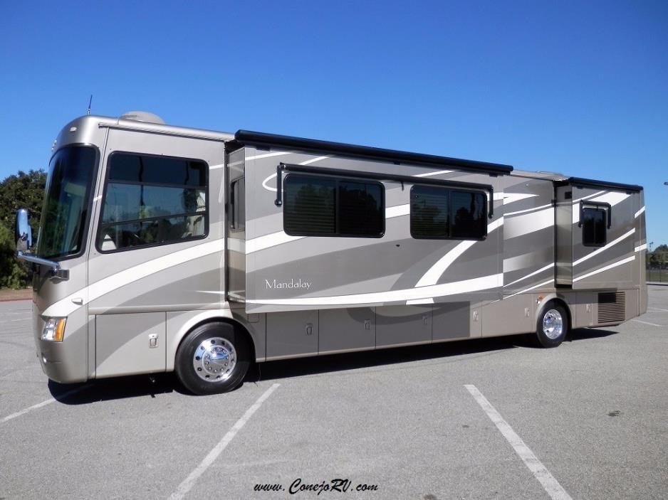 2007 Mandalay Coach 40G Quad-Slide King Bed 400hp 24k Miles