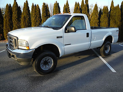 2002 Ford F-250 XL 2002 FORD F350 REG CAB LONG BED 4X4 7.3 DIESEL 1 OWNER SUPER NICE TRUCK