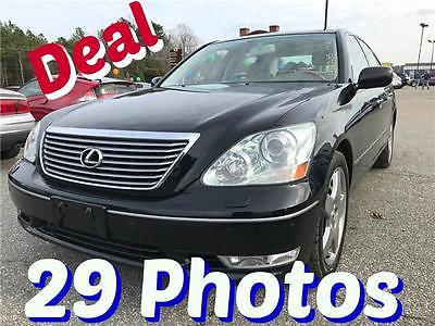 2005 Lexus LS 430 Black  6-Speed A/T 8 Cylinder Engine 4.3L/261 Call Mark 301-503-5309