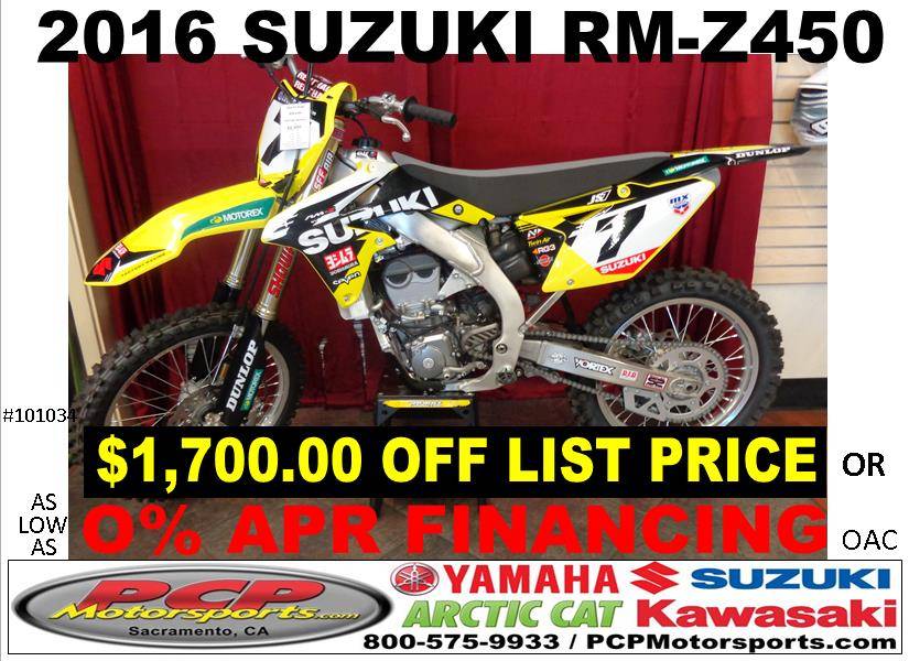 2016  Suzuki  RM-Z450