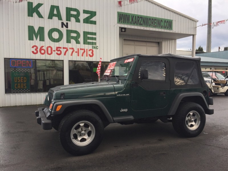 2000 Jeep Wrangler SE 4WD,4cyl.,5spd,Cruise,65,000 #1 Owner Miles !!!