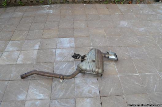 2008 Merceds ML exhaust-Muffler and tailpipe-Driver side, 0