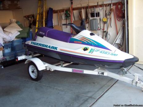 tigershark waverunner&trailer