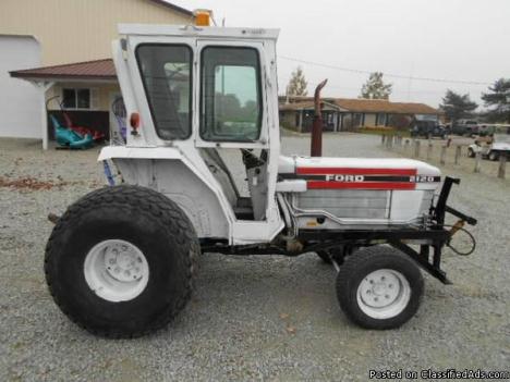 Ford 4X4 Tractor, 40HP Diesel, Cab, Snow Plow Mount, Ready For Work.