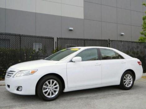 White Camry XLE 2012