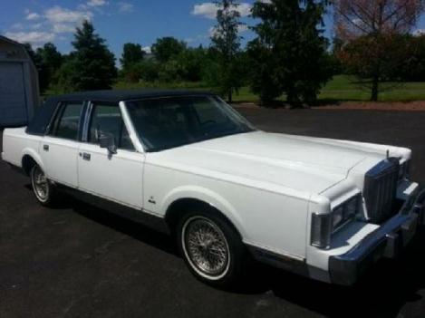 1987 Lincoln Town Car for: $6995