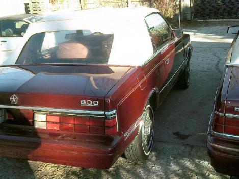 1984 Dodge 600 for: $4400