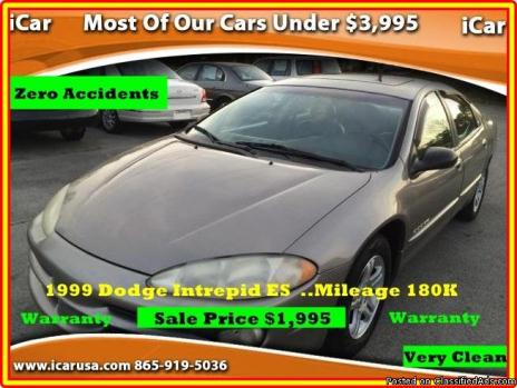 1999 Dodge Intrepid ES Luxury ..Zero Accidents .. Clean
