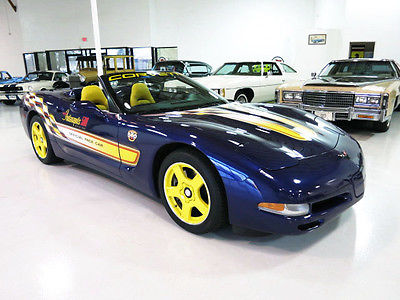 Chevrolet : Corvette Convertible Pace Car 1998 corvette convertible pace car only 27 k original miles like new