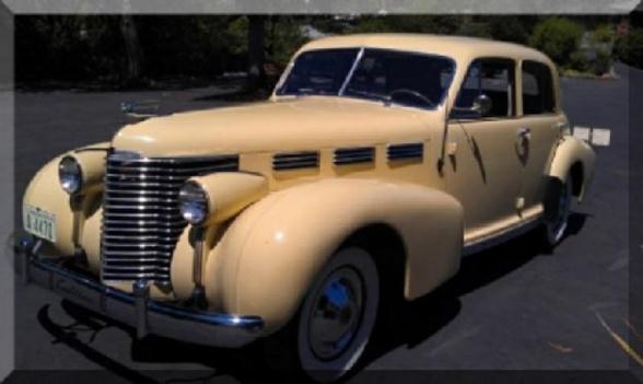 1938 Cadillac Sixty Series for: $23995
