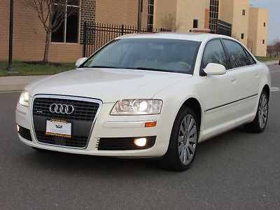 Audi : A8 L quattro AWD 4dr Sedan 2006 audi a 8 l all options white beige clean carfax one of a kind