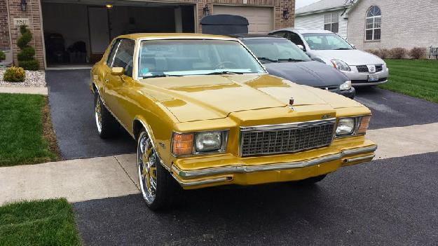 1979 Chevrolet monte carlo for: $9600