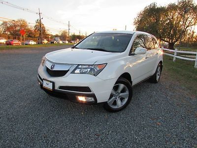Acura : MDX Base w/Tech AWD 4dr SUV w/Technology Package 2011 acura mdx tech pkg white tan one owner dealer serviced lqqk