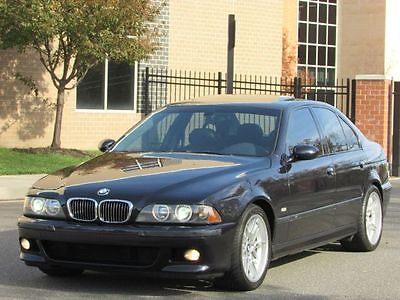 BMW : M5 Base 4dr Sedan 2003 bmw m 5 e 39 carbon black black leather clean carfax lqqk