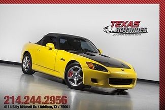 Honda : S2000 Base Convertible 2-Door 2002 honda s 2000 low miles glass top all stock xtra clean must see
