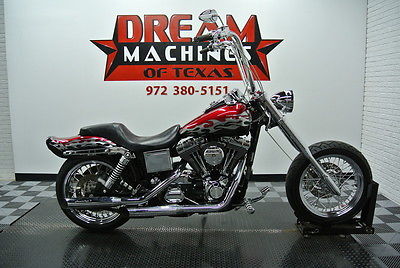 Harley-Davidson : Dyna 2004 harley davidson fxdwgi dyna wide glide custom paint loaded