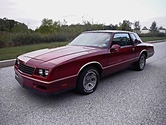 Chevrolet : Monte Carlo SS 1986 burgundy ss restored classic lowest price great gift