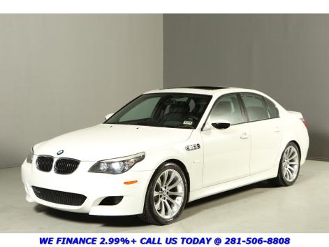 BMW : M5 V10 500+HP SMG CLEAN CARFAX 36K LOW MILES NAV SUNROOF LEATHER HEAT/COOL/ACTIVE-SEATS HUD XENONS