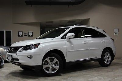 Lexus : RX 4dr SUV 2013 lexus rx 350 awd premium package pearl white only 10 k miles hard loaded