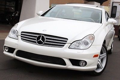 Mercedes-Benz : CLS-Class 2008 mercedes cls 550 sport amg pkg diamond white edition pearl gorgeous car