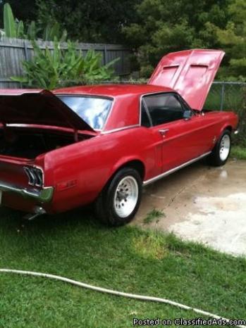 1968 FORD MUSTANG, 0
