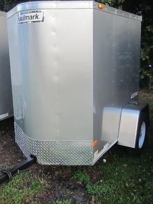 PERFECT SIZED 4X6 ENCLOSED TRAILER – REAR SWING DOOR