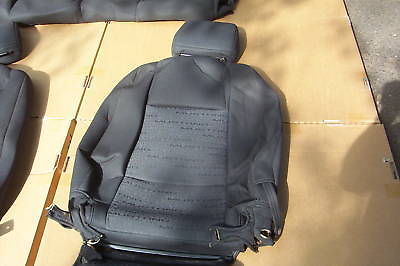 2007 MUSTANG CONVERTIBLE OEM CLOTH SEAT COVERS BLACK, 3