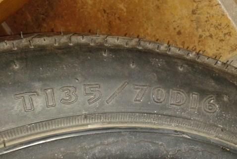 Goodyear Convenience Spare T135/70D16 Tires, 3