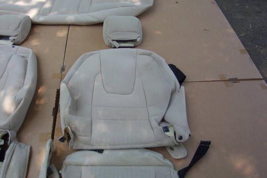 2009 FORD FUSION S OEM CLOTH SEAT COVERS BEIGE, 3