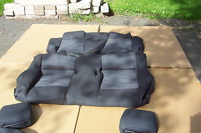 2007 MUSTANG CONVERTIBLE OEM CLOTH SEAT COVERS BLACK, 1
