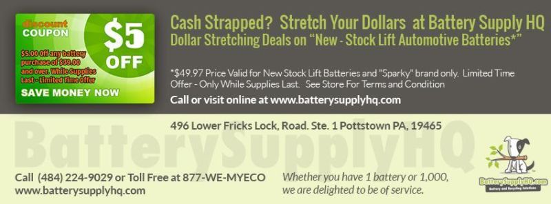 Affordable Auto Batteries Starting at $49.97, 0