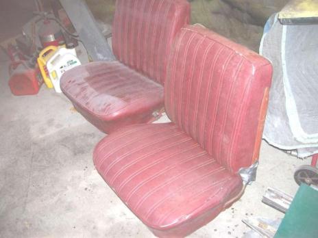Chevy Nova bucket seats, 1