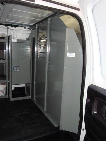 Van safety partition/bulkhead for cargo van