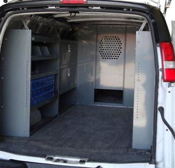 Van safety partition/bulkhead for cargo van, 3