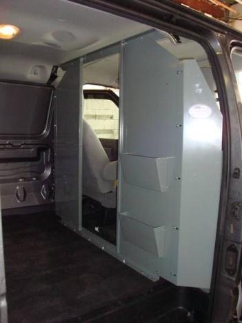 Van safety partition/bulkhead for cargo van, 1