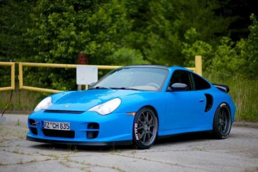 Porsche 996 Turbo Mexico Blue upgrades