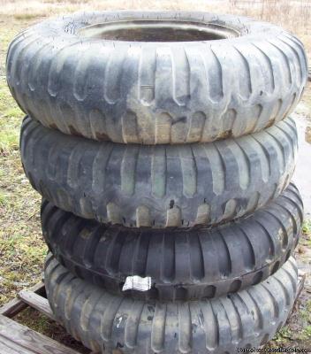 (4) 11.00-20 Military Tires, 0