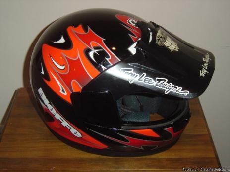 Bieffe motorcycle helmet /w Troy Lee Designs visor