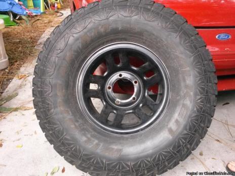 Nearly new & barley used Faulken Wild Peak tires w/ rems included!, 0
