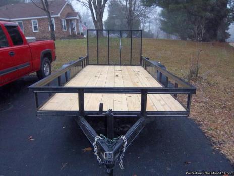 New 2015 Trailer 16ft x 6ft 4 in.
