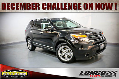 Ford : Explorer FWD 4dr Limited FWD 4dr Limited Low Miles SUV Automatic Gasoline 3.5L V6 Cyl Tuxedo Black Metall