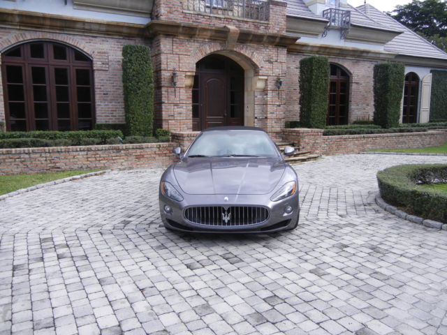 Maserati : Gran Turismo 2dr Conv Gra 2013 maserati gran turismo 2 door convertible 1 owner gray with black leather