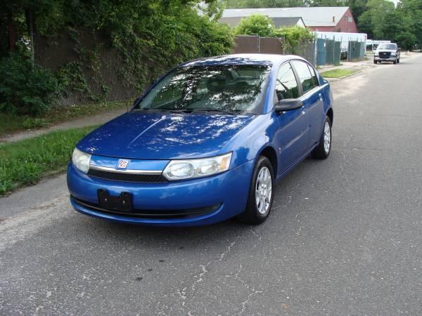 2003 SATURN ION BRIGHT BLUE VERY CLEAN ONE OWNER CAR