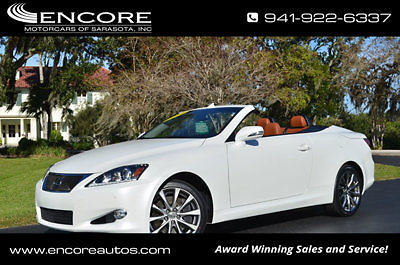 Lexus : IS 2dr Convertible W/Luxury Package 2014 lexus is 350 c 2 dr convertible luxury package navigation camera cooled seat