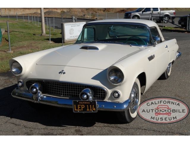 Ford : Thunderbird 1955 ford thunderbird 3 speed w overdrive continental kit